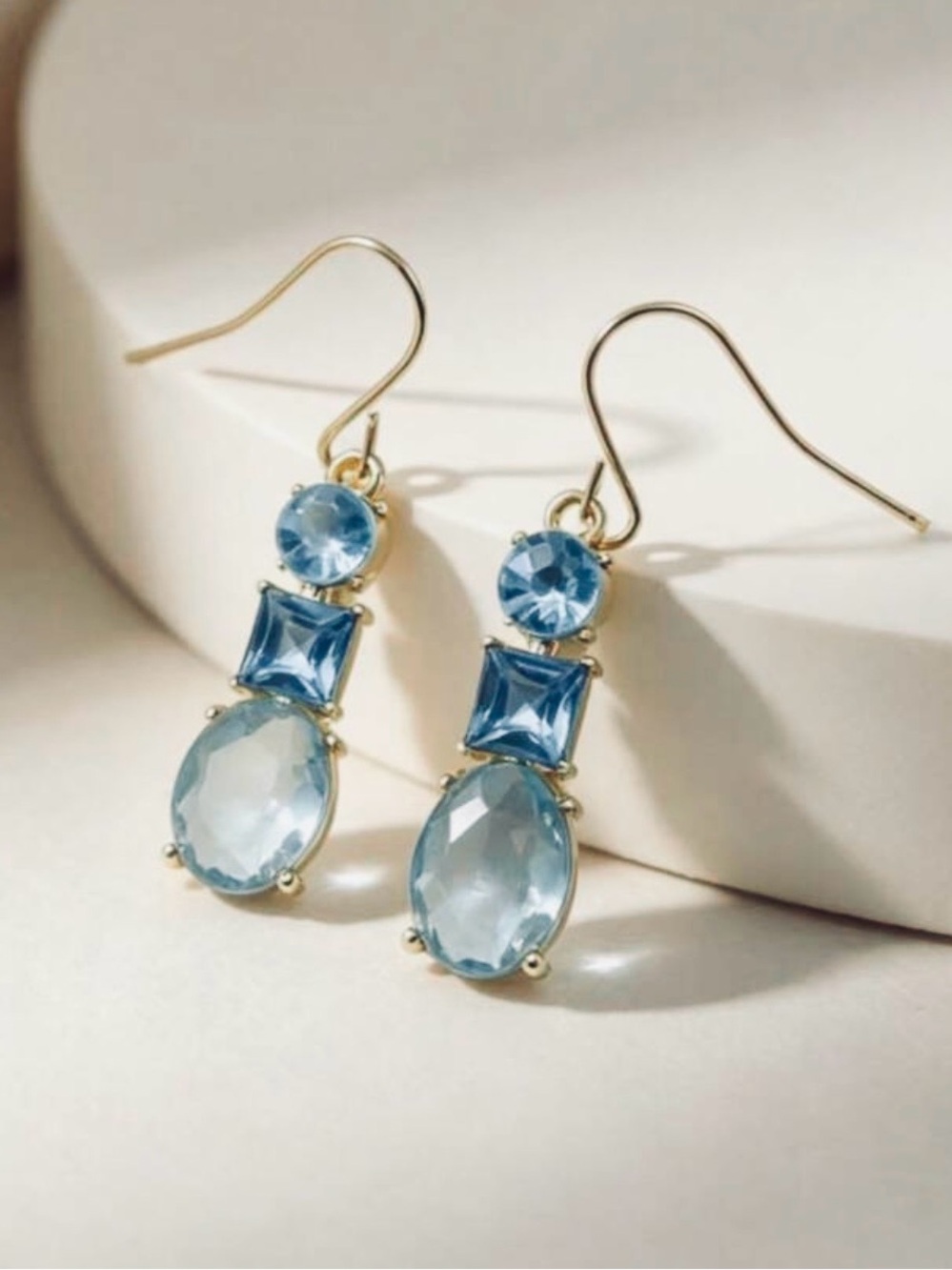 Baby Blues Gemstone Drop Earrings NEW 🏷️